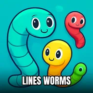 Lines Worms - Retro Worms game