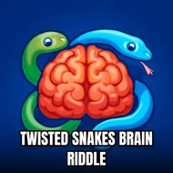 Twisted Snakes Brain Riddle - Retro Worms game